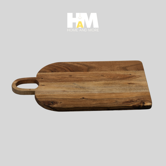 Eco-Friendly Premium Chopping Board with Hanging Handle Solid Wood (17 x 10 inches)