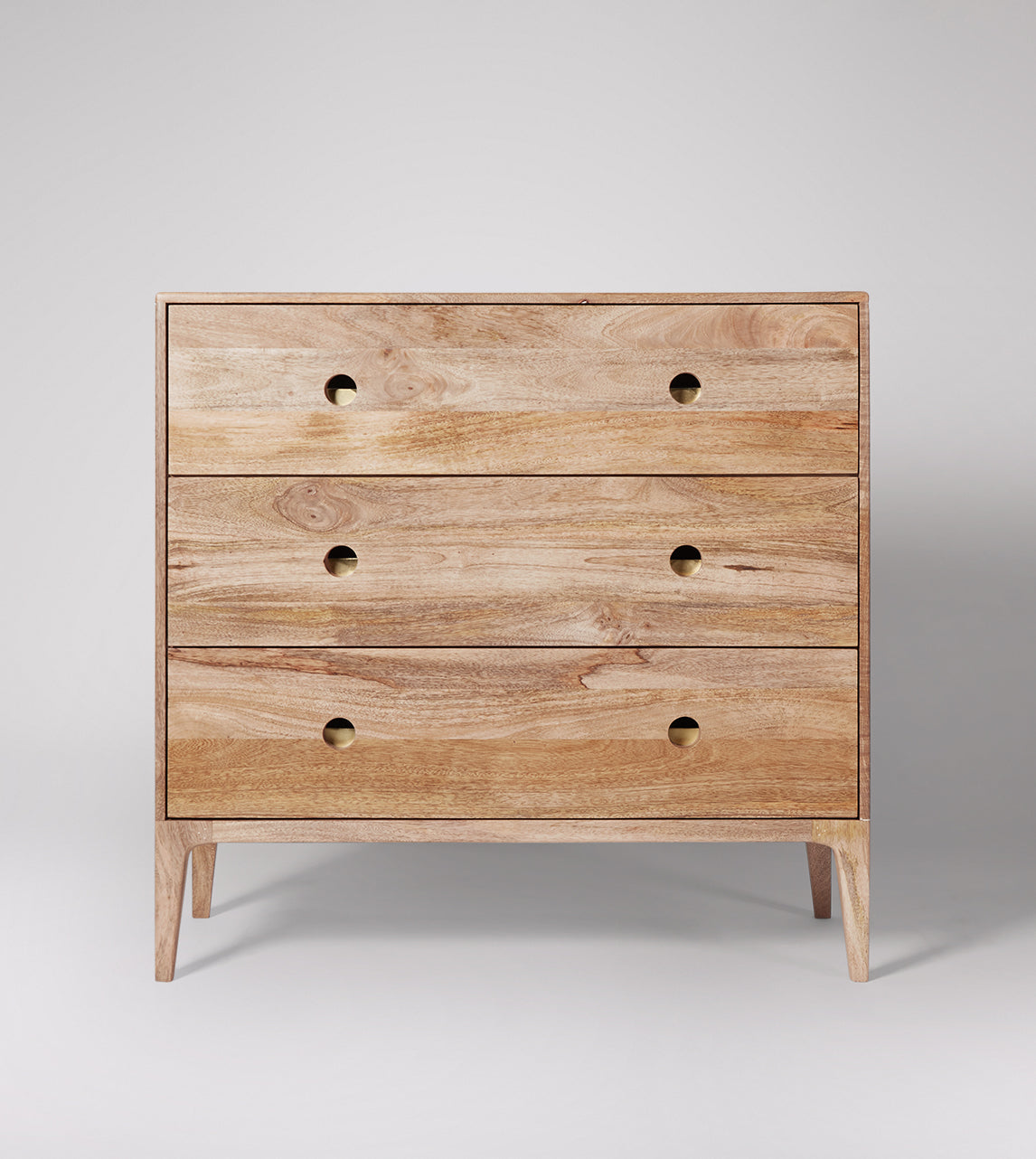 Nyhav Collection Three-Drawer Chest – Sleek Design with Ample Storage Wooden Furniture ( Size : 90 X 40 X 88 CM)