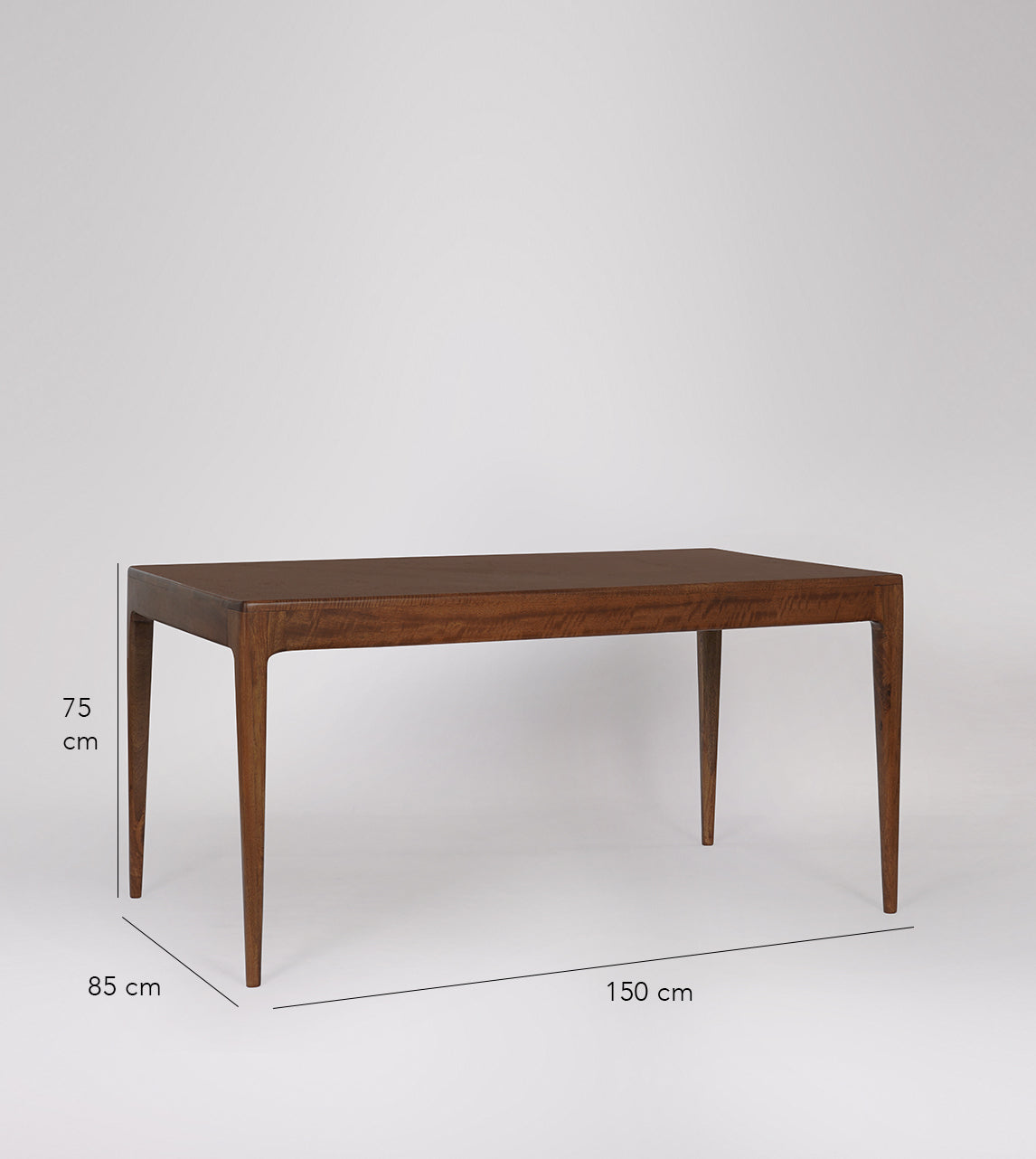 Nyhav Collection Six-Seater Dining Table – Modern Dining with Sleek Lines Wooden Furniture