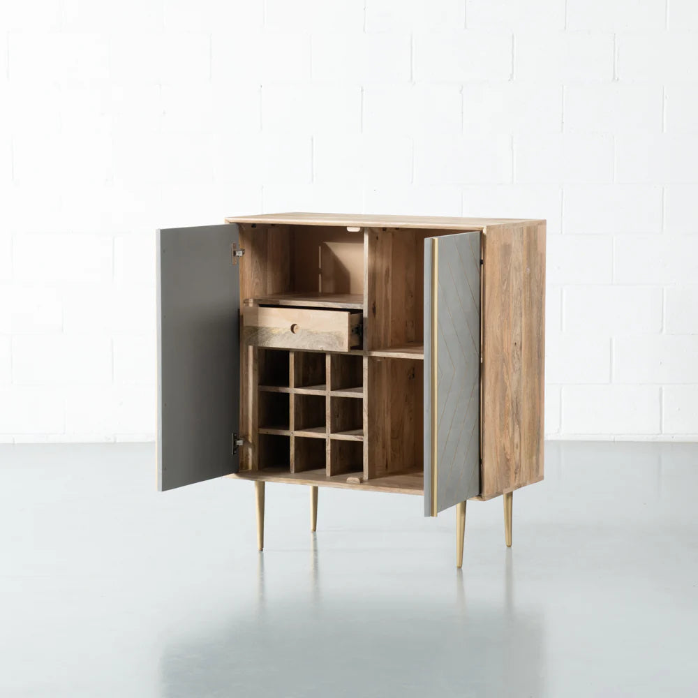 Lina Collection Two Door Bar Cabinet