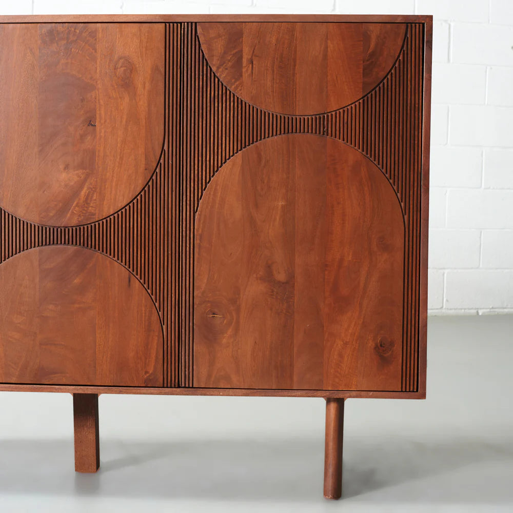 Rambo Sideboard – Contemporary Elegance in Solid Mango Wood Furniture